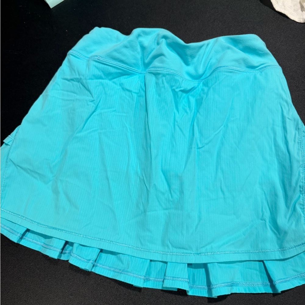 Ivivva Turquoise Pleated Hem Skirt